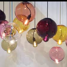 Coloured Glass Lamps Salone Satellite Maison Et Objet Decoration Accessoire Deco