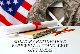 military retirement farewell going