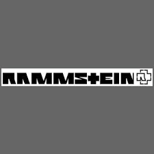 Paul landers, shark and a rammstein logo. Black Rammstein Logo Window Sticker Rammstein Shop