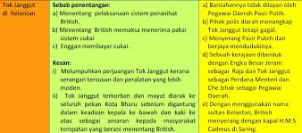 Menentang bayaran cukai hasil tahunan sebanyak 1/10 yang dikenakan oleh british terhadap naning. Ilmu Sejarah Nota Sejarah Tingkatan 5 Bab 2