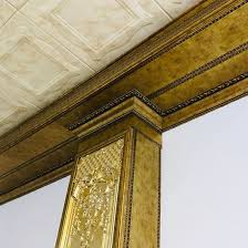Chair rail molding if you have a house full of furniture such as chairs and tables, it is often easy to chip certain regions of your wall while moving them around. Decorative Polystyrene Flat Molding Chair Rail Picture Frame Molding Crown Molding China Pvc Building Material Decorative Panels Made In China Com