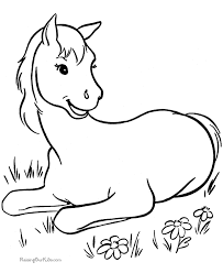 Some tips for printing these coloring pages: Horse Coloring Page Coloring Home