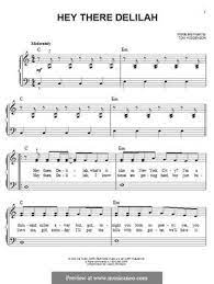 Hey There Delilah Plain White T S By T Higgenson On Musicaneo Sheet Music Plain White Ts Piano Lessons