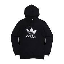 Black And White Adidas Hoodie Mens Adidas Hoodie Trefoil Sweatshirt Pullover Black W White Logo Large Fashion Clothing Shoes Acce Adidas Hoodie Mens Pullover Sweatshirts Adidas Hoodie