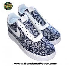 Air Force 1 Black Bandana Shoes Bandana Fever Bandana Fever Custom Nike Air Force 1 Low White Navy Bandana Whole 274 99 Http Store Ban Nike Air Nike Air Force Nike Air Force Sneaker
