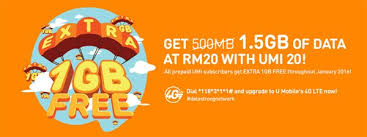 The received text messages are available within some seconds. Free 1gb Data For U Mobile Unlimited Mobile Internet Umi Prepaid Subscribers