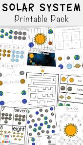 Solar System Printable Worksheets And Activities Pack Solar System Worksheets Solar System For Kids Solar System Projects For Kids