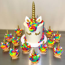 This unicorn is designed on the unicorn emoji cake on iphones :) i decided to give the unicorn rainbow hair and. Rainbow Cakes With Unicorns Novocom Top