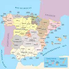 Discover the beauty hidden in the maps. Spain Provinces Map Spain Map Regions Provinces Southern Europe Europe