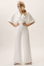Overall jumpsuit strandmode sommermode einteiler sommer avo8. Watters Tinsley Dress In 2020 White Jumpsuit Wedding Wedding Pants Wedding Jumpsuit