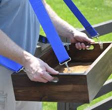 Hawker Vending Concession Stadium Box Wood Usherette Server Etsy Rustic Wood Box Tray Concession