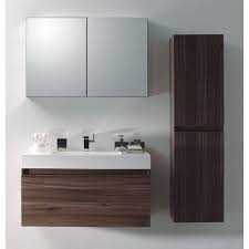 2 türen beidseitig verspiegelt (je 600 mm breit). Badmobel Set 100 Cm Mit Seitenschrank Und Spiegelschrank In Verschied