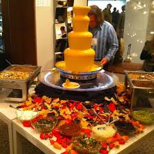 Whoa Nacho Fountain This Is Definitely For Me Cheese Fountain Wedding Food Stations Food