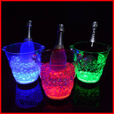 The offered buckets are available in different sizes and designs as per the specific needs of pubs and homes. Free Shipping 5pcs Lot 5l Led Growing Ice Bucket Champagne Bucket For Night Bar Pub Ktv Use Color Changing Round Shape Buy At The Price Of 230 70 In Aliexpress Com Imall Com