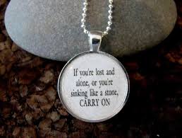 alone carry on pendant necklace