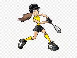 El otro equipo se ubica en la parte central. El Softbol De Dibujos Animados Beisbol Imagen Png Imagen Transparente Descarga Gratuita