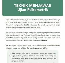 Berapakah markah lulus exam ini? Ujian Psikometrik Terkini 1 Pembantu Penguatkuasa Gred Kp19 Dapatkan Rujukan Lengkap Ujian Psikometrik Yang Mengandungi Nota Contoh Soalan Dan Teknik Menjawab Tempahan Rujukan Psikometrik Masuk Telegram Kami Sekarang Http