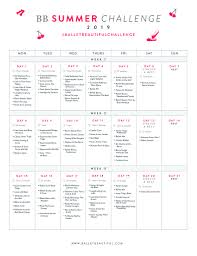Here you will find each workout video and other instructions to be successful in this challenge and reach your goals! 15 Day Summer 2019 Challenge Ballet Beautiful