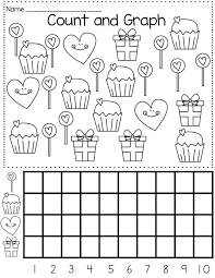 Valentine S Day Graph Crafts And Worksheets For Preschool Toddler And Kindergarten Kindergarten Valentines Math Valentines Valentine Math Worksheet