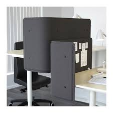 Bekant Screen For Desk Gray 21 5 8 Ikea Grey Desk Desk Dividers Ikea Bekant