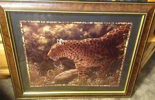 Lot Of 2 Vintage Home Interior Leopard And Tiger Pictures Safari Series Nice Animal Room Vintage House Tiger Pictures