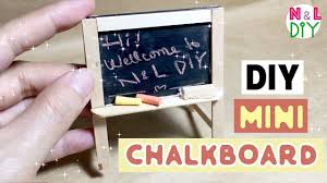 (image 1) cover the entire surface of the chalkboard how to make an ice lantern. Diy Miniature Chalkboard For Dollhouse How To Make Mini Chalkboard Youtube