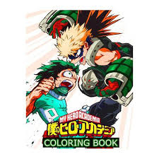 Since the beginning of the manga's serialization, several types of cover pages can be found. My Hero Academia Coloring Book Anime Manga Coloring Books For Kids Teens And Adults Japanese Superhero Manga Series Boku No Hero Academia Buy Online In South Africa Takealot Com