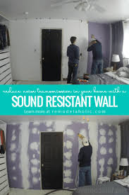 Soundproof A Wall And Reduce Noise Transmission By Installing A Retrofitted Sound Resistant Wall Ov Sound Proofing Apartment Soundproofing Walls Sound Proofing