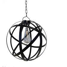 The materials are waterproof and co…. Hampton Bay G Light Collection Led Battery Operated Outdoor Globe Gazebo Pendant Light The Home Depot Canada