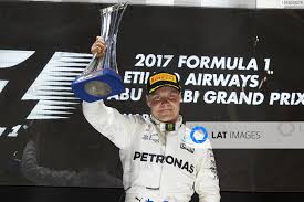 Hamilton 'destroyed' but 'happy to be alive'. Yas Marina Circuit Abu Dhabi United Arab Emirates Sunday 26 November 2017 Valtteri Bottas Mercedes Amg