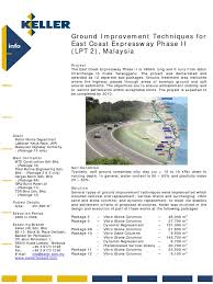 From shah alam, selangor, malaysia. Malaysia East Coast Expressway Phase Ii Deep Vibro Technique Civil Engineering Infrastructure