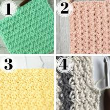 Learn to crochet something new with free crochet patterns. 27 Best Crochet Stitches For Dishcloths