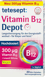 Vitamin b12 overview for health professionals. Tetesept Vitamin B12 Mini Tabletten 30 St 8 3 G Dauerhaft Gunstig Online Kaufen Dm De