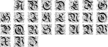 Rubricatoren = klerken die titels of initialen aanbrengen op manuscripten of gedrukte teksten.categorie: Initiale Wikipedia