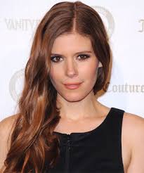 Kate Mara Long Straight Auburn Red Hairstyle