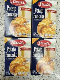 The water from the grated potatoes settles by itself. Streit S Potato Pancake Mix Recipes I Also Use This Mix To Make A Quick Potato Kugel
