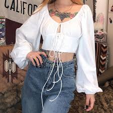 Buy 1 Bubble Sleeve Cottagecore Cropped Top Collection by arisa artisan • last updated 7 weeks ago. bubble sleeve cottagecore cropped top