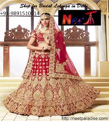 Buy Gorgeous Bridal Lehenga From A Leading Shop For Bridal Lehenga In Delhi Neet Paradise We Are Indian Bridal Outfits Designer Bridal Lehenga Bridal Dresses