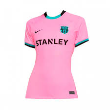 El conjunto dirigido por lluis co Jersey Nike Women Fc Barcelona Stadium Third Jersey 2020 2021 Pink Beam New Green Black Futbol Emotion