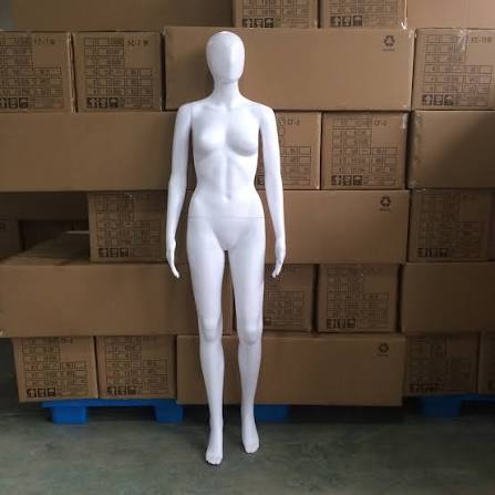 Girl Mannequin Female Full Body Mannequin Standing,  White-(Egg-Head)Unbreakable – BUZOR BACOLOD/ILOILO MANNEQUINS
