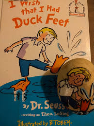 I Wish That I Had Duck Feet By Dr Seuss Painted Rocks Dbrlrocks Painted Rocks Beginner Books Rock Art