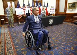 Greg abbott is fighting for texas families and texas values, by creating jobs and defending our constitutional rights political ad paid for by texans for greg abbott, po box 308, austin, tx 78767. Why Does Greg Abbott Use A Wheelchair Texas Governor Releases Video About Covid Diagnosis