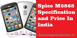 Spice M6868 Specification and Price In ...