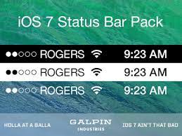 Download Ios 7 Status Bar Pack Ios 7 New Ios Ios