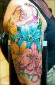 Tattoos are becoming more and more popular than ever before and the designs are getting more and more creative especially when it comes to tropical. 39 Korean Tropical Flower Tattoos Ideas Flower Tattoos Tropical Flower Tattoos Tattoos