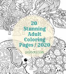 Try combining multiple copies of a complex coloring page to design a mural or giant kaleidoscope. 20 Stunning Adult Coloring Pages 2020 Download Print For Free