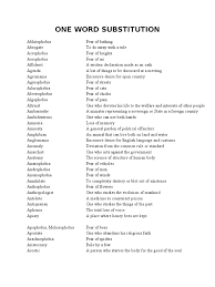 Maybe you would like to learn more about one of these? One Word Substitution Pdf