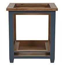 Dans le but de vous apporter un maximum de fonctionnalité, ce meuble est prêt à recevoir un four encastrable et la pierre bleue de chine est déjà découpée afin d'accueillir les plaques de cuisson. Meuble Bas De Cuisine Pour Four Et Plaque En Pin Bleu Grise Brocante Meubles De Cuisine Interior S
