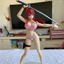 Fairy Tail Action Figures - Anime Erza Scarlet Sexy Swimsuit PVC Action  Figure 27cm | Fairy Tail Store