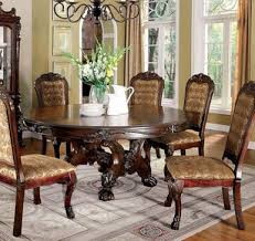 72 Medieve Round Brown Cherry Dining Table Set Elegant Dining Round Dining Table Dining Table
